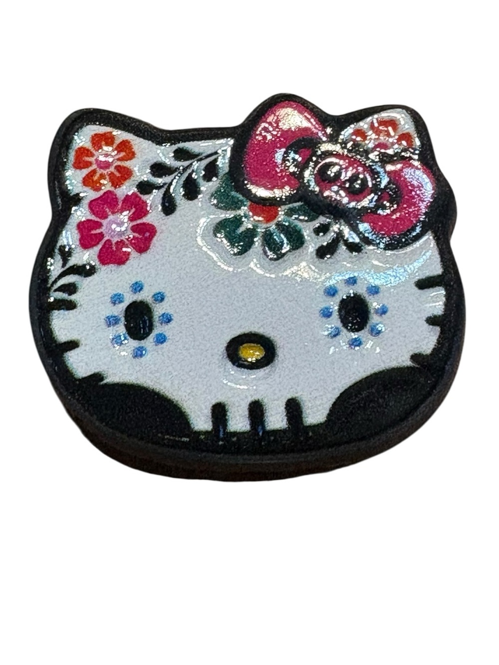 Hello Kitty Dia De Los Muertos Sugar Skull Croc Charm
